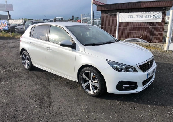 Peugeot 308 cena 34900 przebieg: 71000, rok produkcji 2019 z Kleczew małe 92
